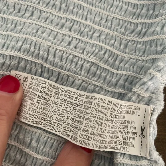 Two Summer Halter Tops * Yellow and‎ Light Blue * - Picture 12 of 14